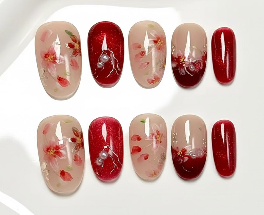 Pressed Cherry Petals